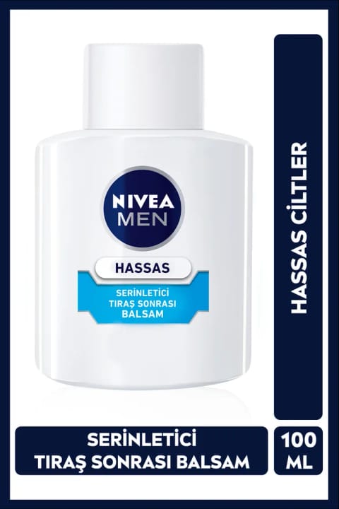 NIVEA MEN بالم پس از اصلاح مخصوص پوست حساس 100ml، خنککننده،...