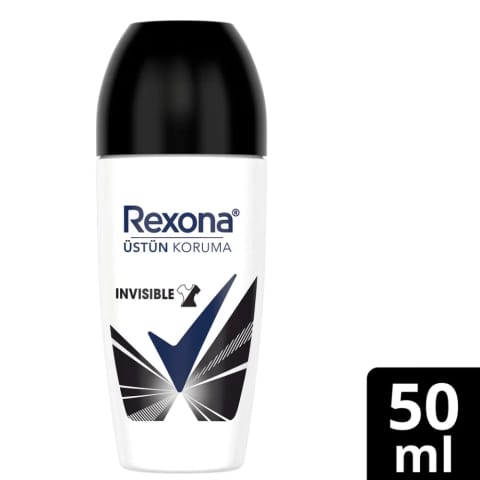 Rexona محافظ زنانه رول‌آن نامرئی 72 ساعته 50 میلی‌لیتر