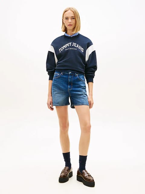 Tommy Jeans زنانه شلوارک مام استایل
