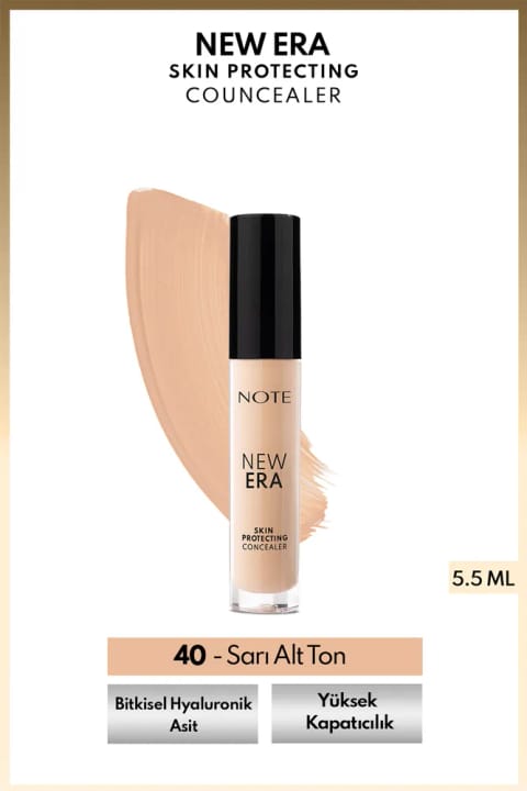 کانسیلر زیر چشم NOTE New Era Skin Protecting Concealer با فینیش مرطوب - 40