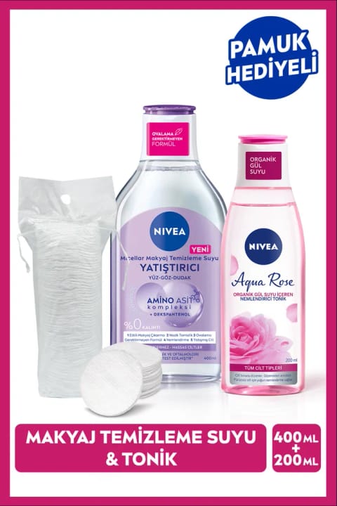 NIVEA میسلار واتر تسکیندهنده و تونیک آکوا رز ۲۰۰ میلیلیتر