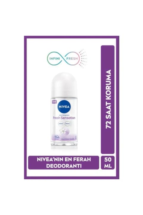 NIVEA دئودورانت رولی زنانه Fresh Sensation ۵۰ میلیلیتری