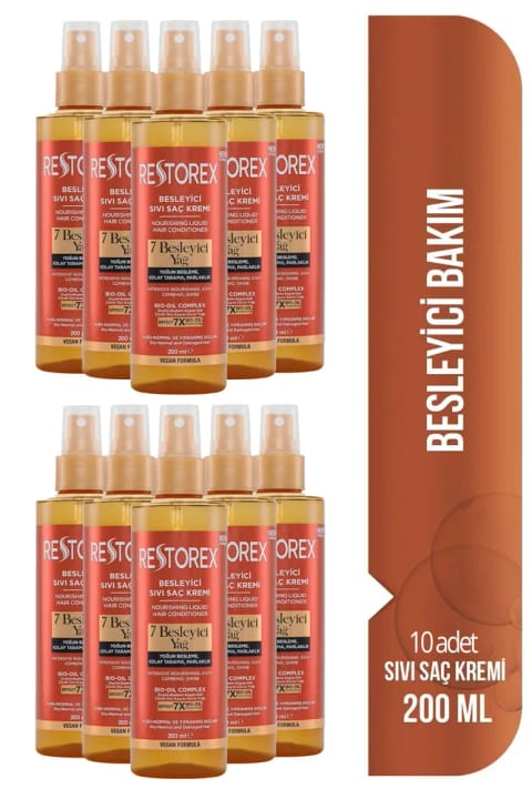Restorex 7 مایع نرم‌کننده و تقویت‌کننده مو ۱۰×۲۰۰ میلی‌لیتر