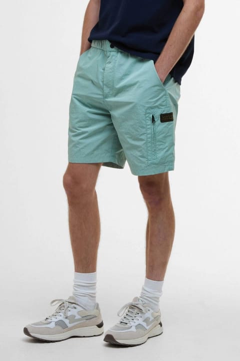 شورت Barbour B.Intl Inline GN11 رنگ Granite Green