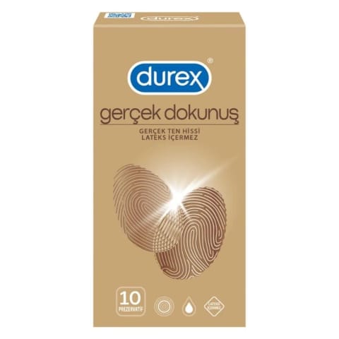 Durex حس لمس واقعی کاندوم ۱۰ عددی
