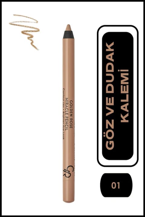 Golden Rose Miracle Pencil Contour Lips - مداد چشم و لب
