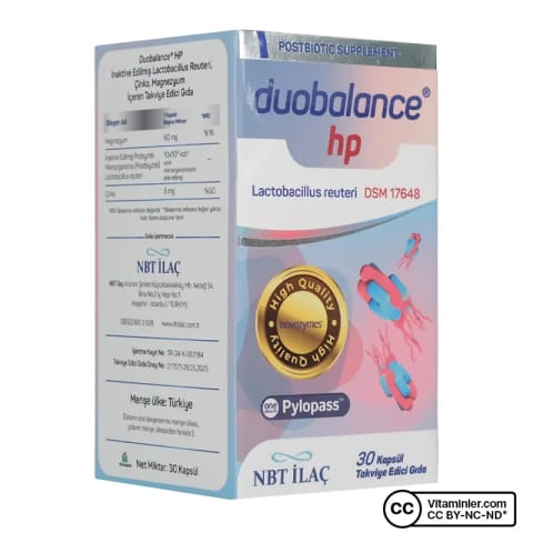 Nbt Duobalance Hp پروبیوتیک 30 کپسول