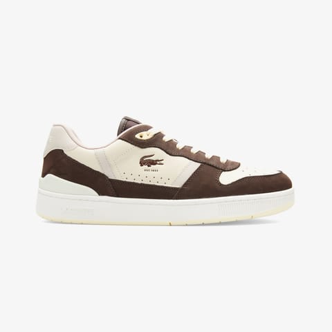 کفش اسپرت مردانه Lacoste T-Clip Set کرم