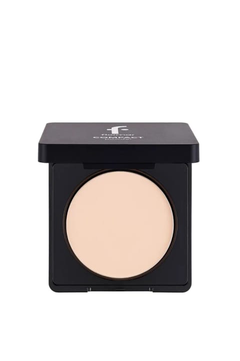 پودر فشرده Flormar با پیگمنت بالا و پایانی نیمه مات
