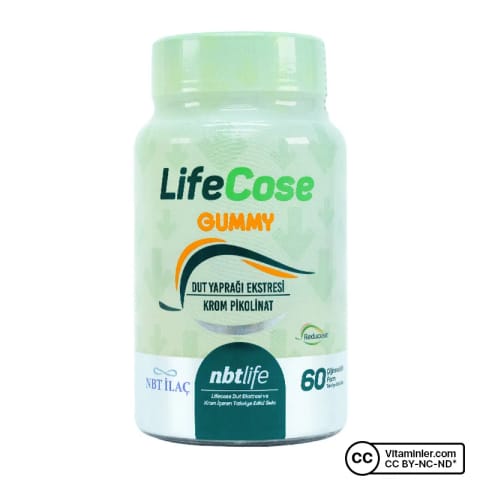 Nbt Life Life Cose عصاره برگ توت ۶۰ فرم جویدنی