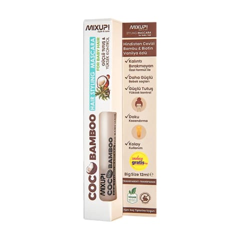 Mixup! ماسکارای حالت‌دهنده مو CocoBamboo 12 میلی‌لیتر (شفاف)