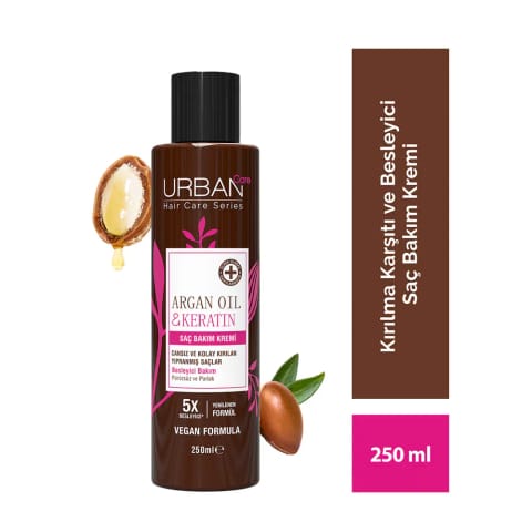 Urban Care Argan Oil & Keratin ضد شکنندگی و مخصوص ترمیم مو ۲۵۰ میلی‌لیتر