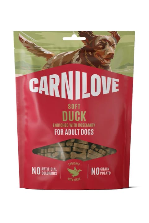 Carnilove تشویقی نرم سگ با اردک و رزماری 200 گرم