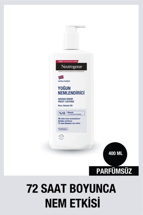 لوسیون بدن Neutrogena فرمول نروژ مراقبت حساس 400 میلیلیتر