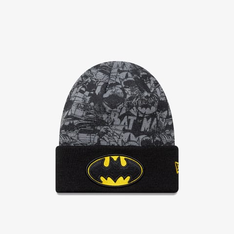 کلاه بافت New Era Batman DC مدل مشکی کودکانه