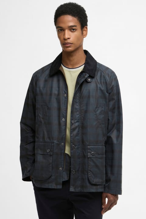 کاپشن واگزد Barbour Tartan Ambleside NY75 Navy Tartan