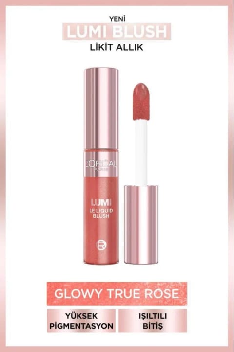 L'Oreal Paris Lumi Blush رژگونه مایع 630 Glowy True Rose
