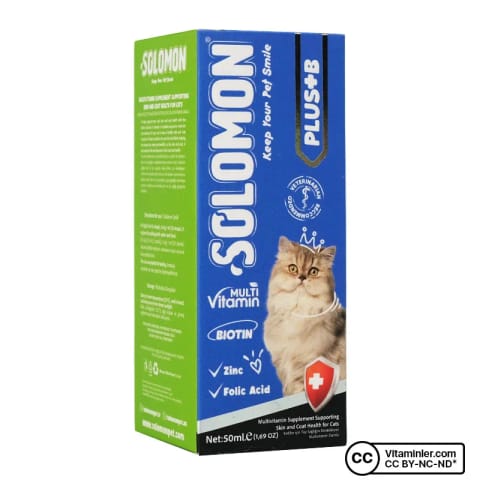 Solomon Plus + B قطره مخصوص گربه ۵۰ میلیلیتر