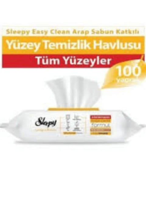 Sleepy دستمال تمیزکننده سطح با صابون عربی 3×100 عددی