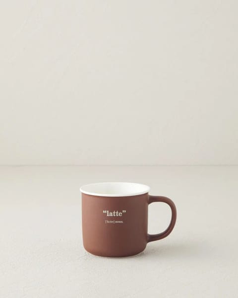 ماگ Phoebe Latte New Bone China 200 ml قهوه‌ای