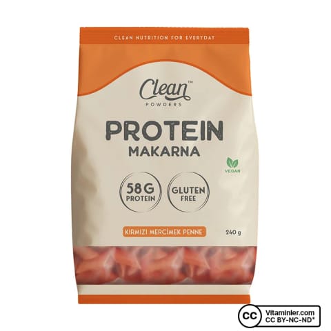 Clean Powders Protein ماکارونی عدس قرمز ۲۴۰ گرم