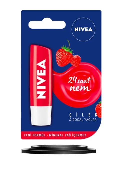NIVEA کرم مراقبت از لب توت فرنگی ۴.۸ گرم