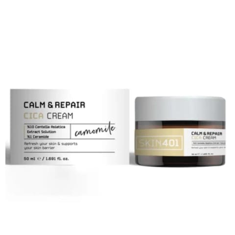 Skin401 کرم Cica تسکیندهنده و ترمیمکننده ۵۰ میلیلیتر
