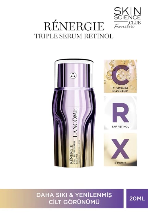 Lancome Renergie Triple Serum Retinol خالص، Vitamin C خالص و X Peptit 2...