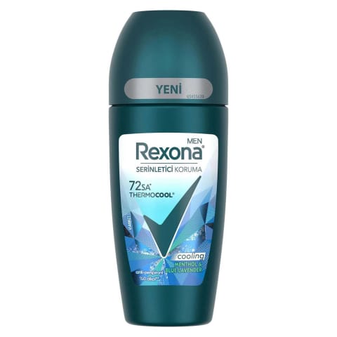 دئودورانت رول‌آن مردانه رکسونا Men Thermocool با منتول و اسطوخودوس آبی ۵۰ میلی‌لیتر