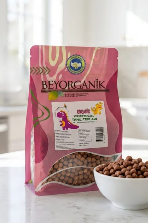 BEYORGANİK ارگانیک توپک غلات با خرنوب 150 گرم