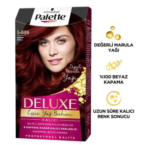Palette Deluxe رنگ مو 5-889 شراب قرمز