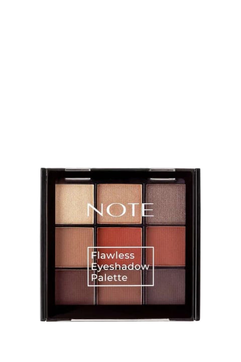 پالت سایه چشم پودری مات و درخشان NOTE Flawless - 01 رنگ‌های شاداب
