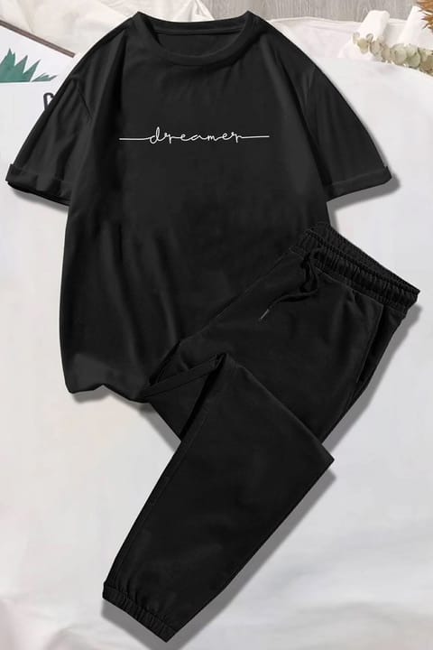 ست سویشرت و شلوار یونیسکس Dreamer چاپی uyguntarz