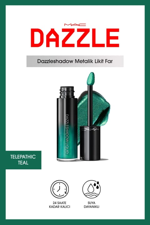 سایه چشم مایع M.A.C Dazzleshadow - Telepathic Teal