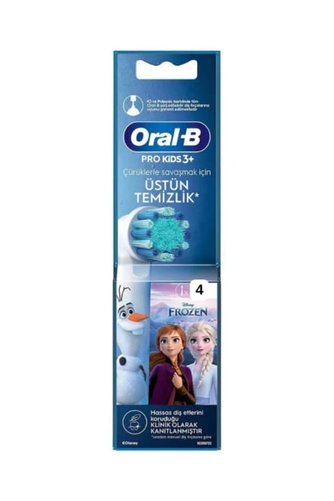Oral-B Pro Kids Frozen سر یدکی مسواک شارژی ۴ عددی (بسته ۲×۲)