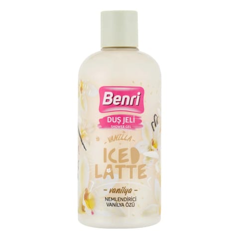 Benri ژل دوش وانیلی آیس لاته ۵۰۰ میلیلیتر