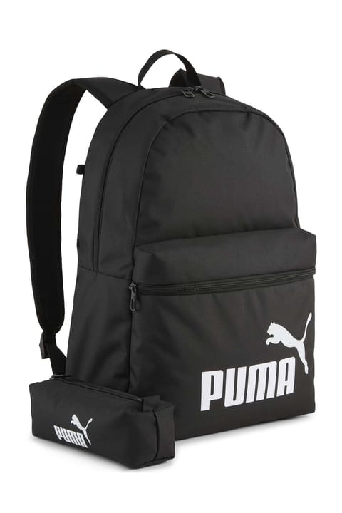 ست کوله پشتی Puma Phase 091191 با جامدادی یونیسکس مشکی-سفید
