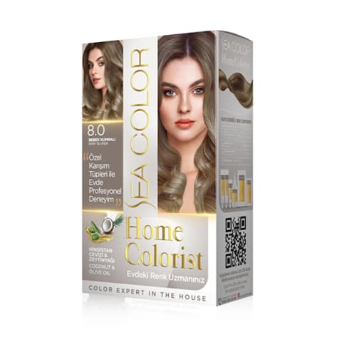 Sea Color Home Colorist Set Boya 8.0 بلوند تیره