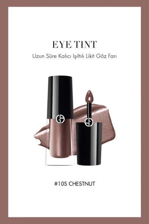 Giorgio Armani Eye Tint سایه چشم مایع براق ماندگار بلند 10S Chestnut...