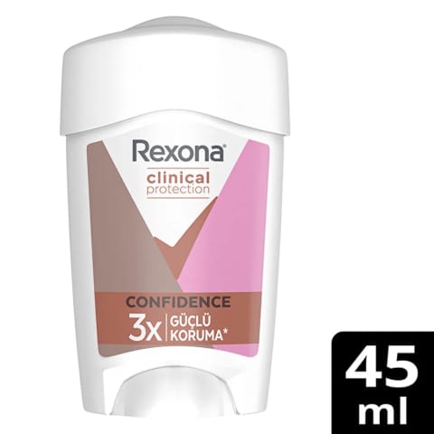 Rexona Clinical Protection زنانه استیک دئودورانت Confidence 45 میلیلیتر