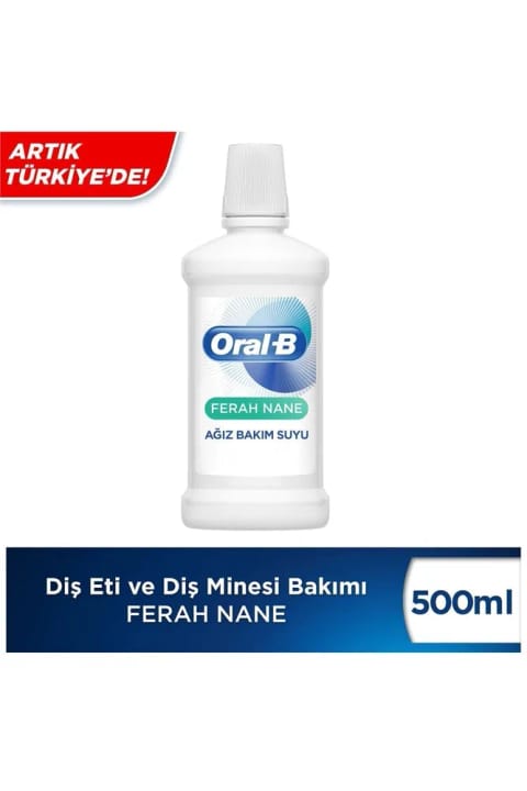 Oral-B ترمیم لثه و مینای دندان دهانشویه ۵۰۰ میلیلیتری نسخه فوقالعاده خنک