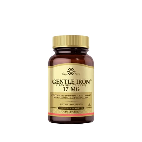 Solgar Gentle Iron 17 mg مکمل آهن ۹۰ کپسول گیاهی