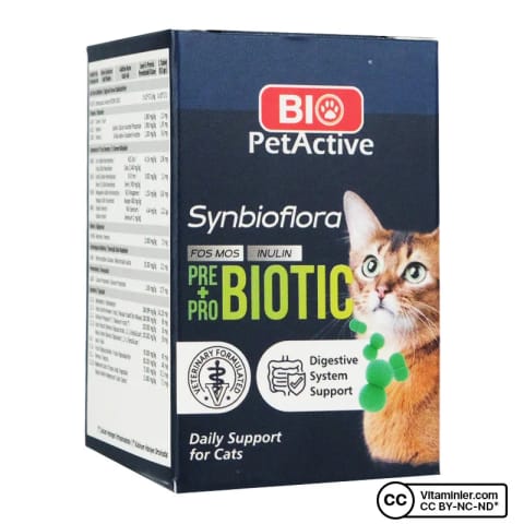 Bio PetActive سینبیوفلورا پروبیوتیک مخصوص گربه ۶۰ قرص