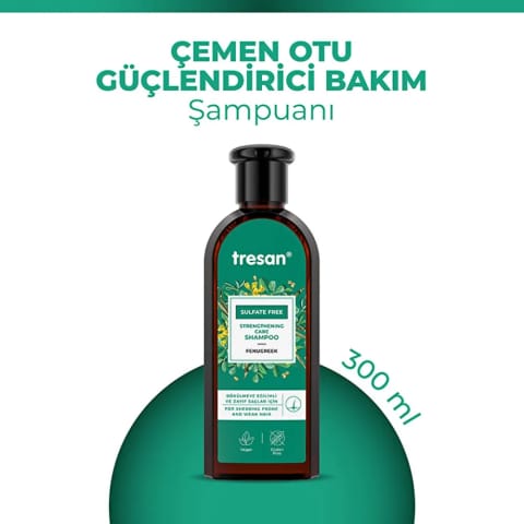 Tresan شامپوی تقویتکننده شنبلیله بدون سولفات 300 میلیلیتر
