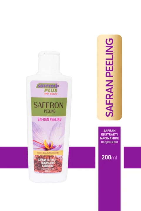 Softto Plus لایهبردار زعفران ۲۰۰ میلیلیتر