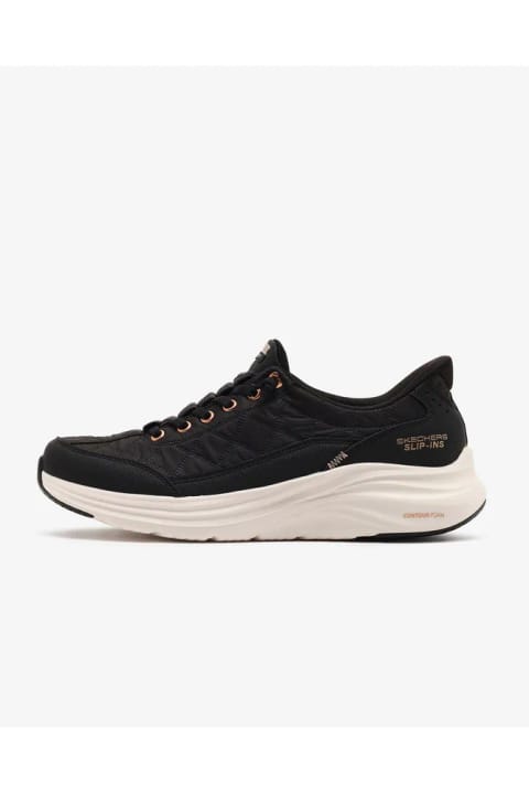 SKECHERS CONTOUR FOAM - GOLDEN HOUR زنانه مشکی / صورتی طلایی کفش ورزشی ۱...