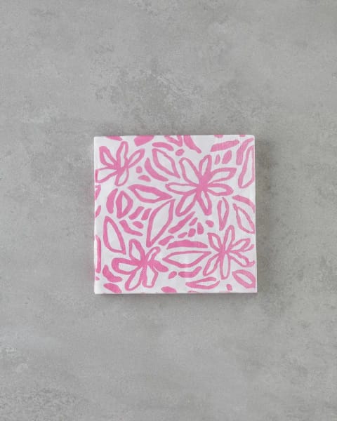 دستمال کاغذی Pinkbloom ۲۰ عددی ۳۳×۳۳ سانتی‌متر صورتی