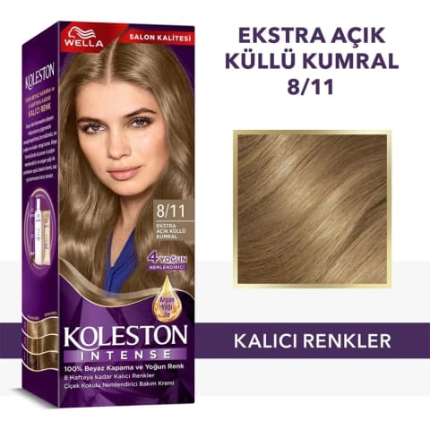 رنگ مو Koleston Intense 8/11 بلوند خاکستری خیلی روشن