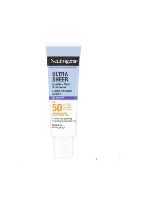 نیتروژنا اولترا شیر Age Shield Fluid SPF50 ضدآفتاب صورت، ۵۰ میلیلیتر