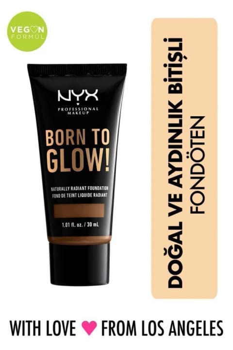 NYX Professional Makeup Born To Glow! Naturally Radiant فونداسیون